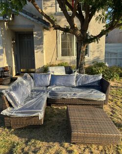 Display model high quality deep seating Costco quality patio furniture sunbrella quality patio furniture 5-in deep seating cushions patio set 🆕☑️