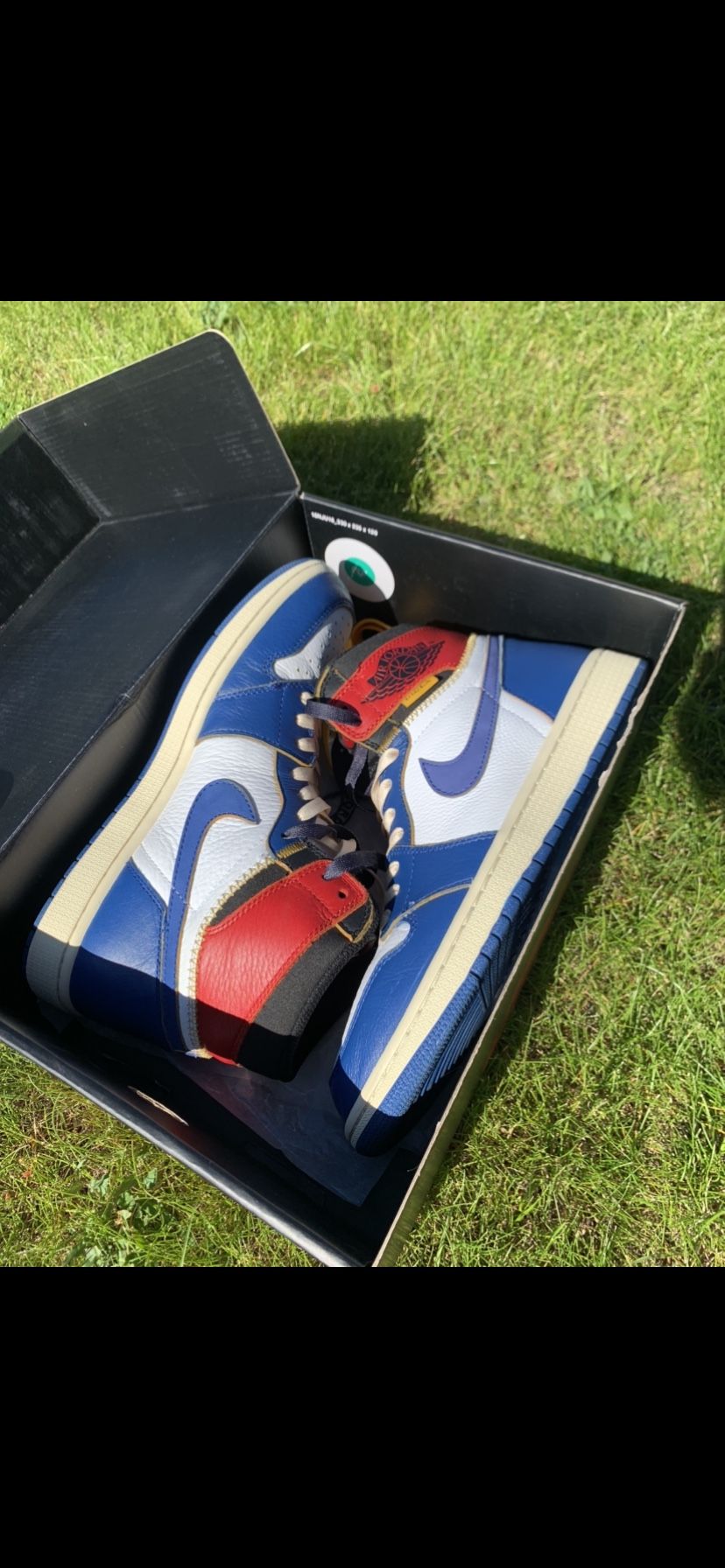 Jordan 1 Union Los Angeles Blue toe