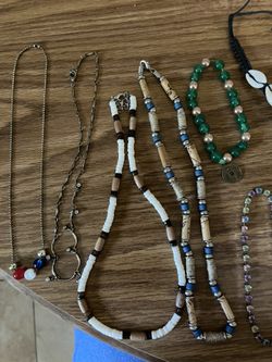 4 Necklaces And 9 Bracelets 