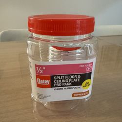 Oatey 1/2 in. Copper Tube Size Flange Escutcheon Plate in Chrome-Plated Steel