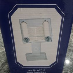 ACRYLIC TORAH STAND  NEW$100 OBO.