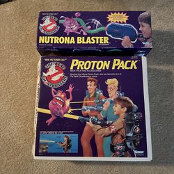 Original 1984 Ghostbusters Proton And Nutrona Packs