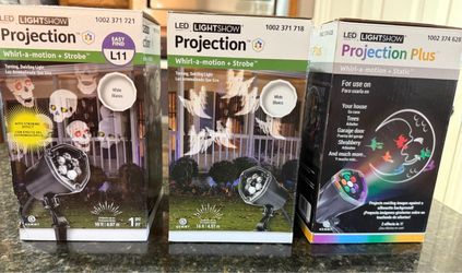 Halloween Projection Lights – Set of 3