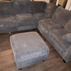 4pcs SECTIONAL SOFA W/OTTOMAN