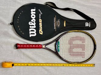 Wilson Quad Series Rectangular Geometry Graphite 110 Super Oversized 125” Max Power Used In The Good Shape