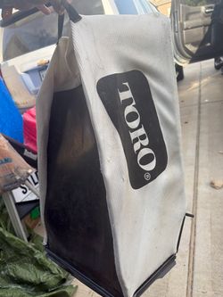 Toro Lawn Mower Grass Catcher Bag & Frame – Used