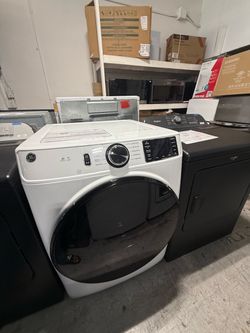 GE Front Load Electric Dryer White