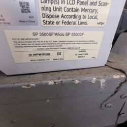 Aficio  SP3500sp Printer Ricoh 