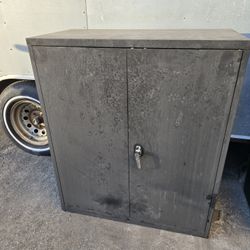 Metal Shop Cabinet - Storage Locker - Garage Office Bin