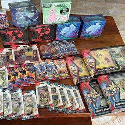Pokemon TCG LOT (destined rivals, surging sparks, journey together, paradox rift, stellar crown)