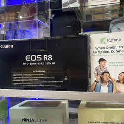 Canon R8 with 24-50mm lens