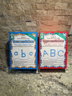 Carson Dellosa Textured Touch and Trace Letters Lowercase and Uppercase