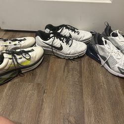 Three Pairs Of Men’s Nike Sneakers Size 10 1/2