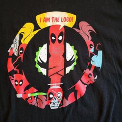 We Love Fine Presents Marvel I Am The Logo Blk TShirt SZ XXL