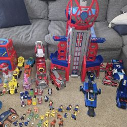 Paw Patrol Toys. All Working Everything Included 