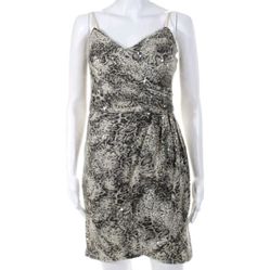 Laundry black sleeveless flower applique dress 2
