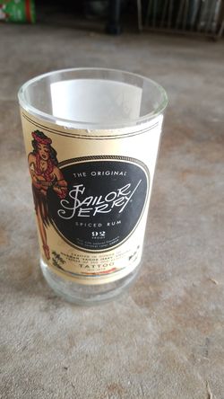 Sailor Jerry drinking glass