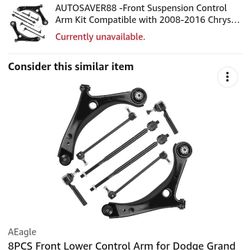 Dodge Grand Caravan and Chrysler Town and Country 2006-2010 compatible Headlights with bulbs, motor mounts and Front control arm suspension kit