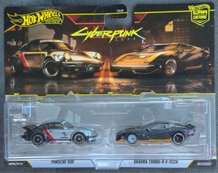 Hot Wheels Car Culture 2 Pack CyberPunk 2077 Porsche 930