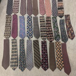100% Silk Ties