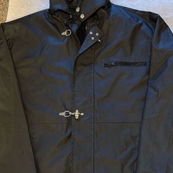Vintage Rare Ettore Bugatti Rain Jacket Size L