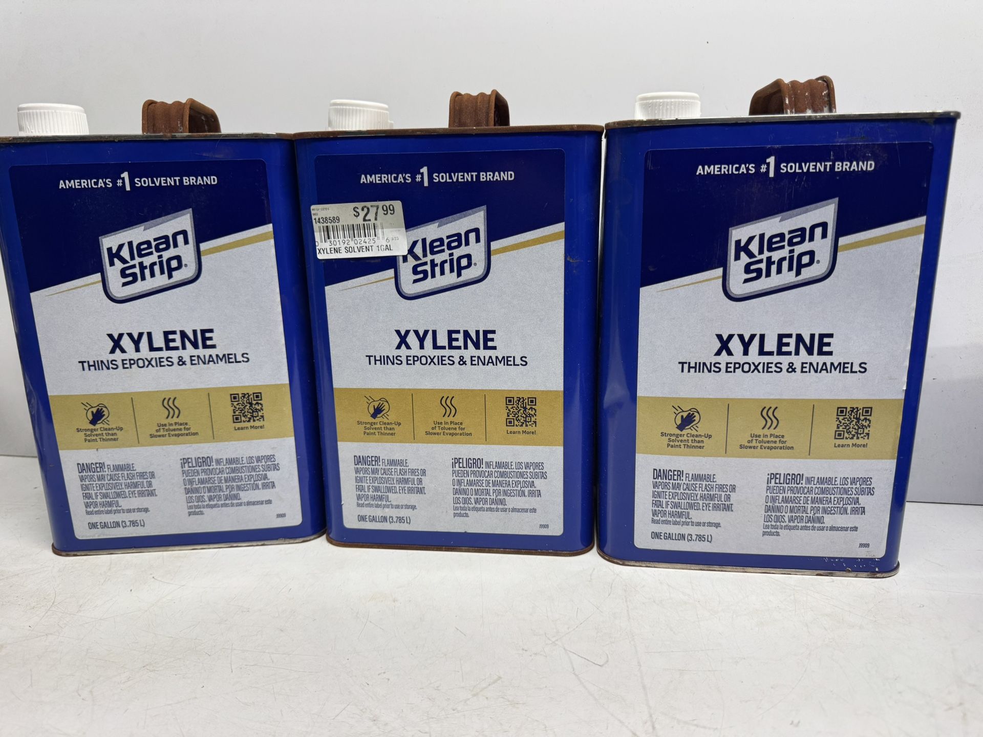 (3) Klean Strip Xylene Gallon. $10 Each. Must Pick Up