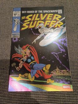 Silver Surfer #4 Facsimile Foil Variant 2026 Thor Iconic John Buscema Cover!!!