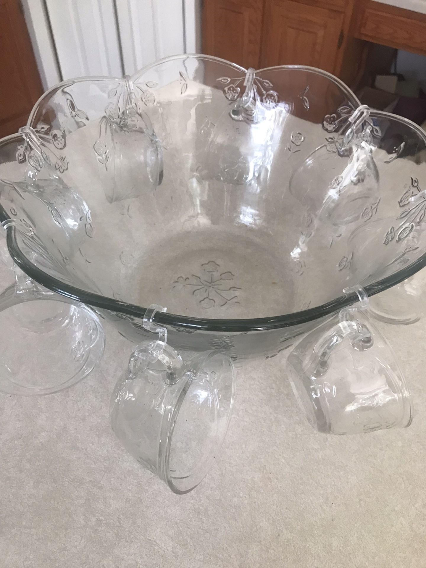 Vintage Punch Bowl Set