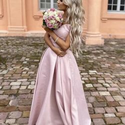 Baby Pink Prom/Wedding Dress 