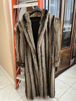 Full Length Raccoon Coat