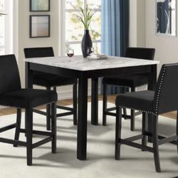 Counter High 5pc Dining Table
