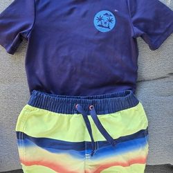 Swim Top And Shorts Cat And Jack