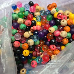 Wooden And Plastic Beads