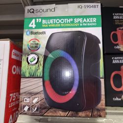 IQ Sound 4" Bluetooth Speaker