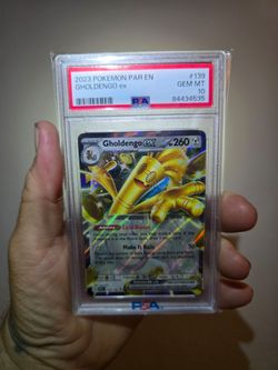 2023 POKEMON PAR EN-PARADOX RIFT #139/182 GHOLDENGO EX GEM MINT - PSA 10