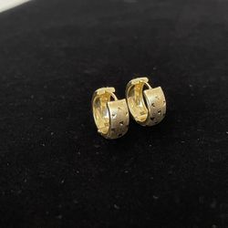 14k Yellow Gold Hoops
