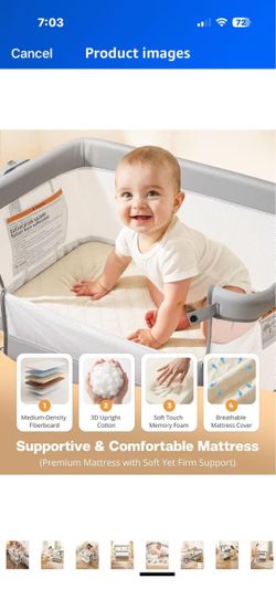 Brand New!👶 Baby Bassinet / Bedside Sleeper