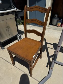 Wood Chairs - 9 chairs - Free!!!!