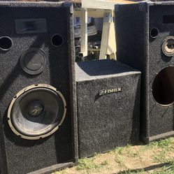 Fisher Speaker Boxes 