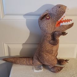 Jurassic World Dominion T-Rex Dinosaur Plush Stuffed Animal/Toy
