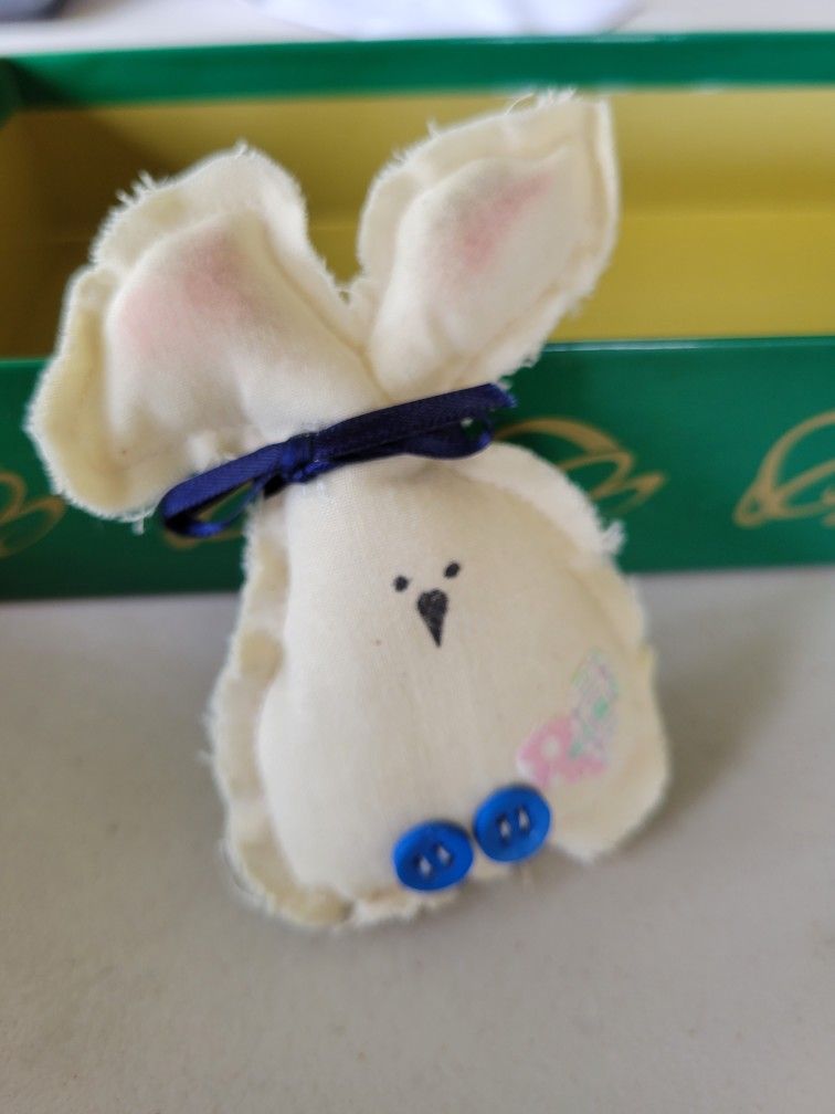 Vintage Stuffed Bunny Pin