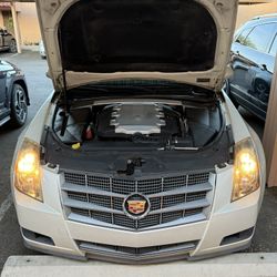Cadillac 2008-2014 CTS Sedan Headlights Driver Left and Passenger Right Side Halogen 