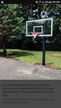 Basketball hoop installation
