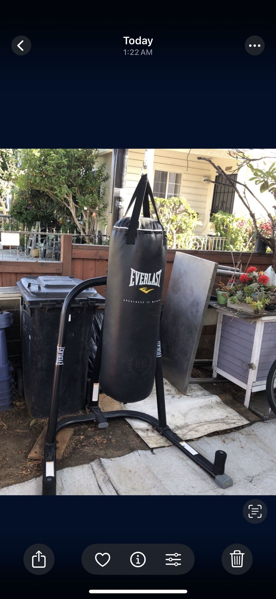Punching Bag With A Stand
