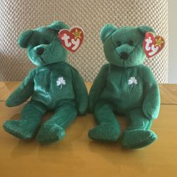 Set If 2 Erin Beanie Babies