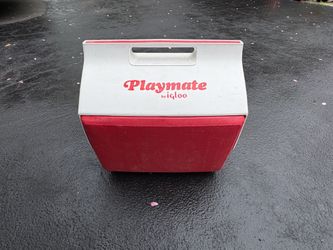Vintage Igloo Playmate Red/White Cooler