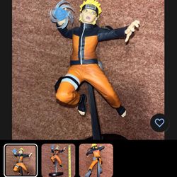 Anime ninja Shippuuden Uzumaki ninja rasengan Action Figure Statue Toy Gift