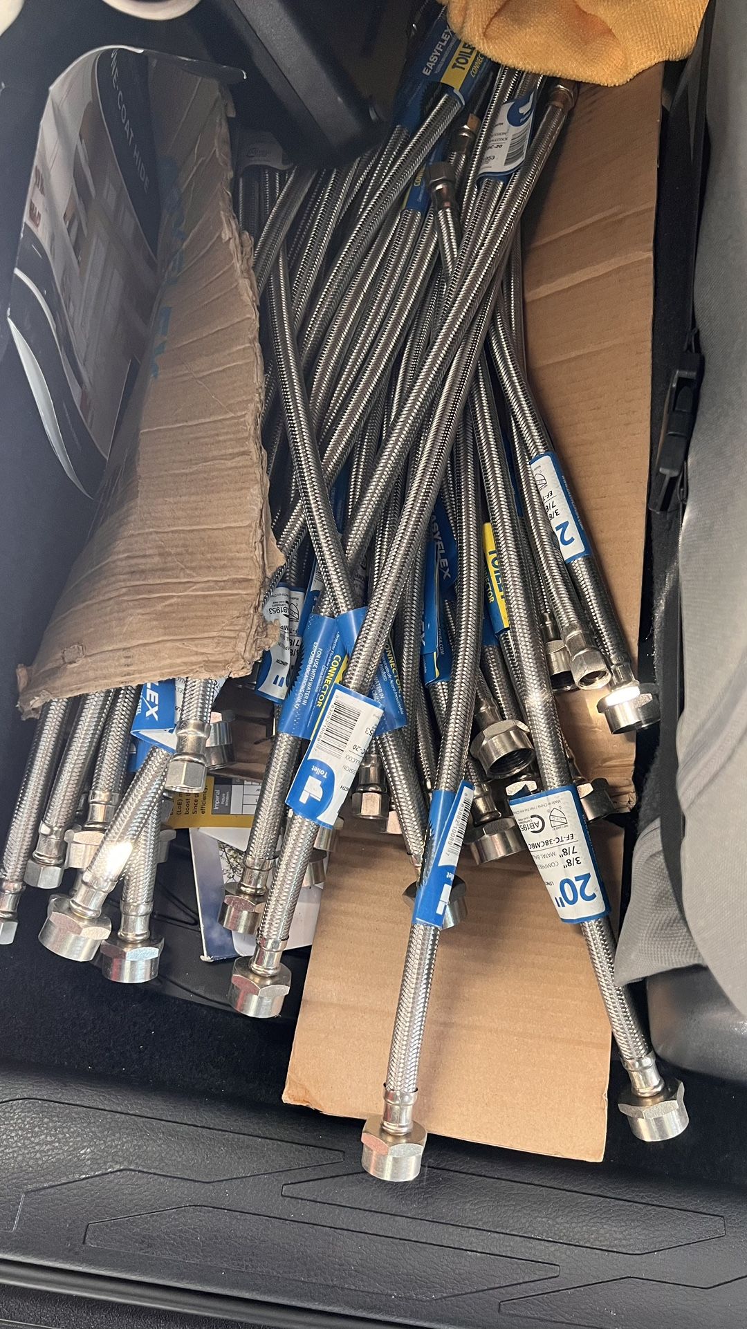 Mangueras Para Toilet De 20” Medidas 3/8 A 7/8