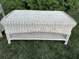 Wicker Table Set