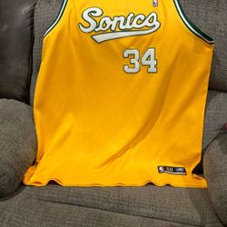 Vintage Seattle Sonics Ray Allen Jersey